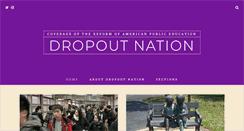 Desktop Screenshot of dropoutnation.net